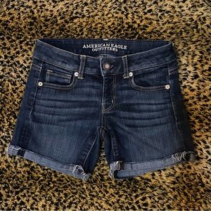 american eagle denim shorts